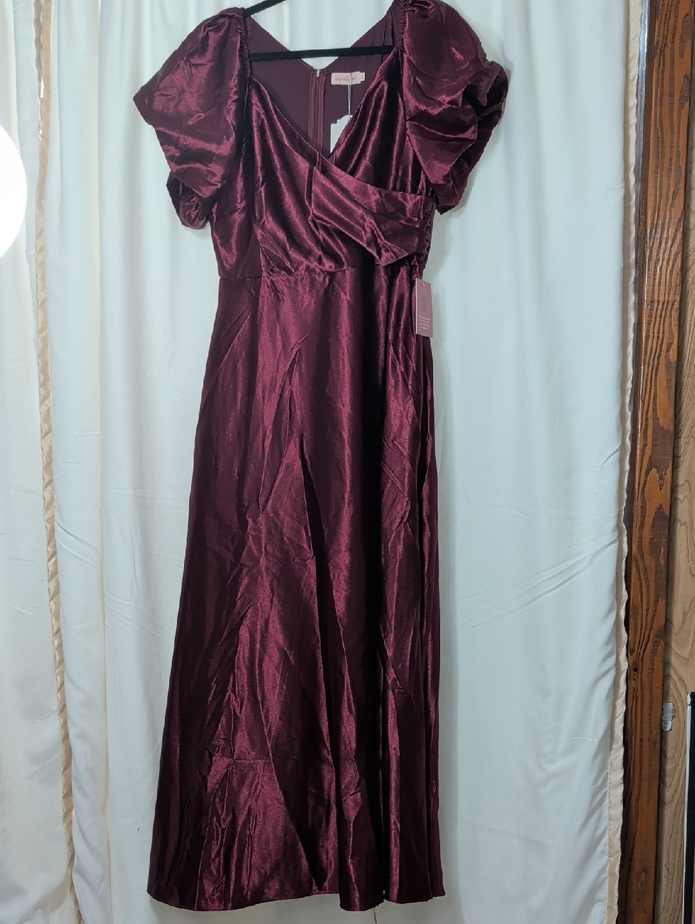 Ivy City Co. Tessie Dress In Wine